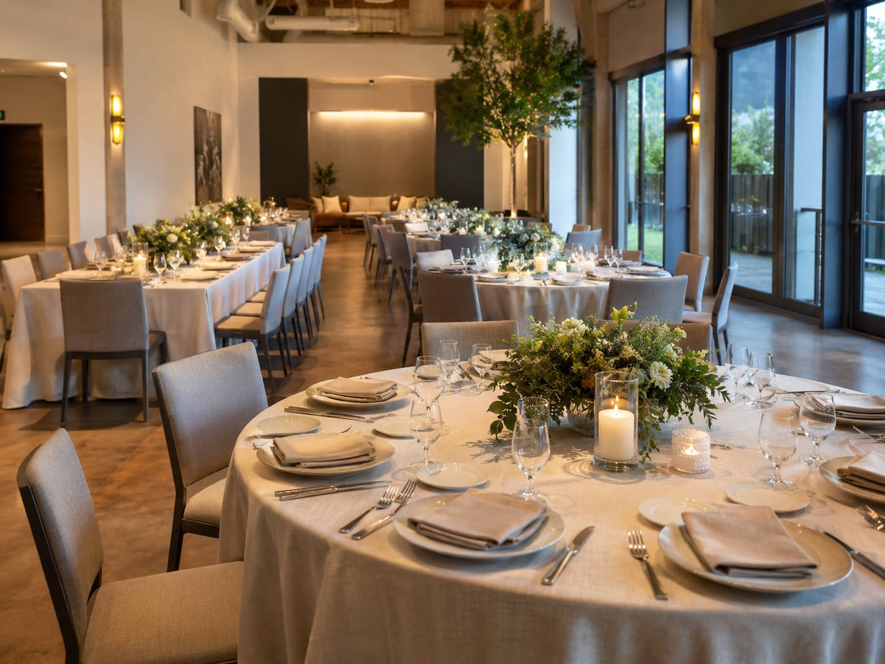 Event styling for corporate event in Stafford, representative Greater Houston styling inspiration