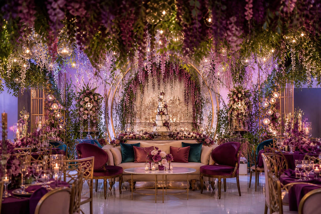 Immersive enchanted garden event décor for Greater Houston events